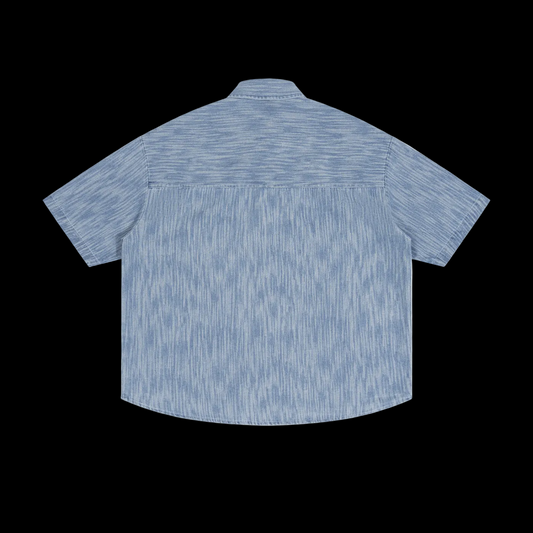 Boxy Vintage Wash Denim Shirt
