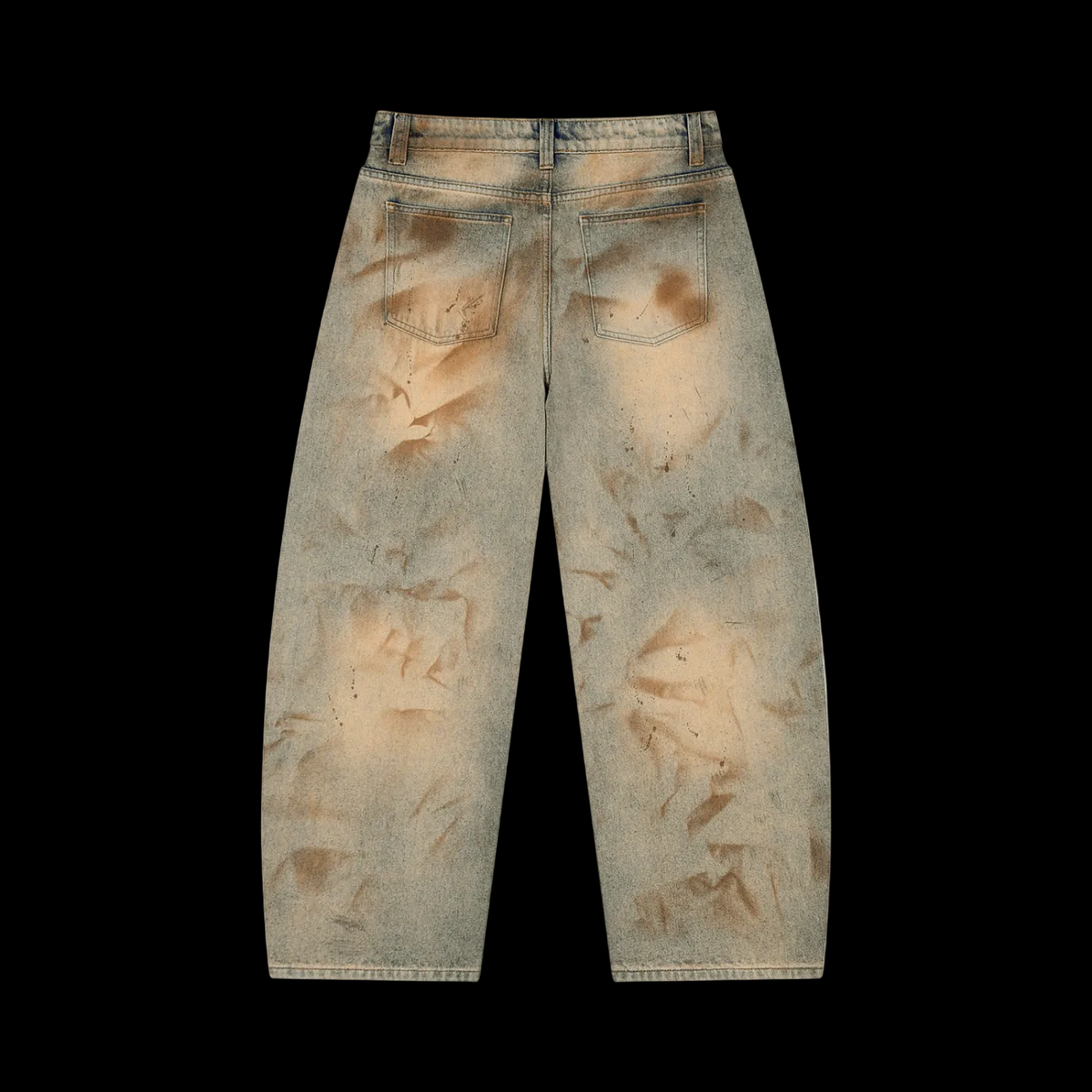 Men’s Vintage Wash Barrel Leg Jeans