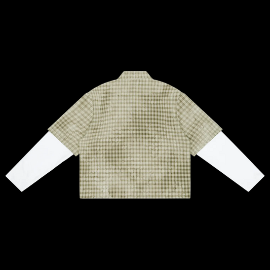 Vintage Wash Plaid Short Sleeve Shirt