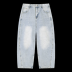 Men's Vintage Wash Sunfade Barrel Leg Jeans