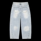 Men's Vintage Wash Sunfade Barrel Leg Jeans