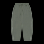 Piping Fleece Barrel Leg Sweatpants