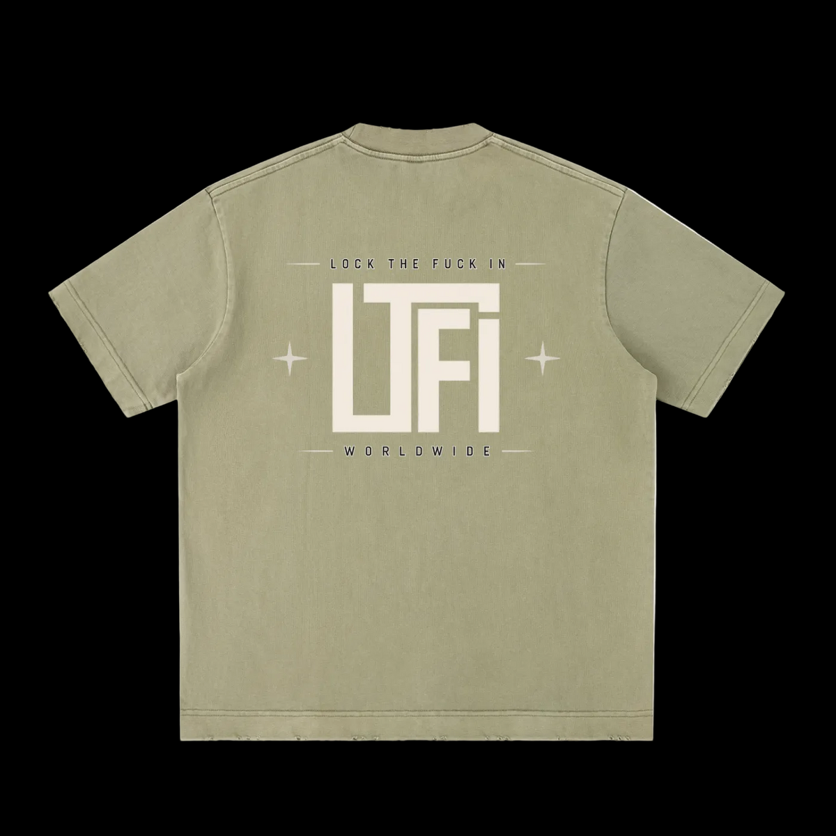 Heavyweight Vintage Washed Frayed T-Shirt