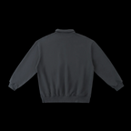 Basic Heavyweight Polo-Collar Sweatshirt