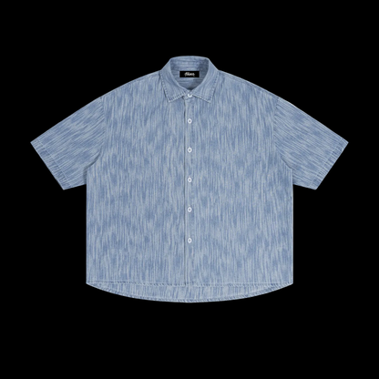 Boxy Vintage Wash Denim Shirt