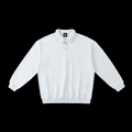 Basic Heavyweight Polo-Collar Sweatshirt