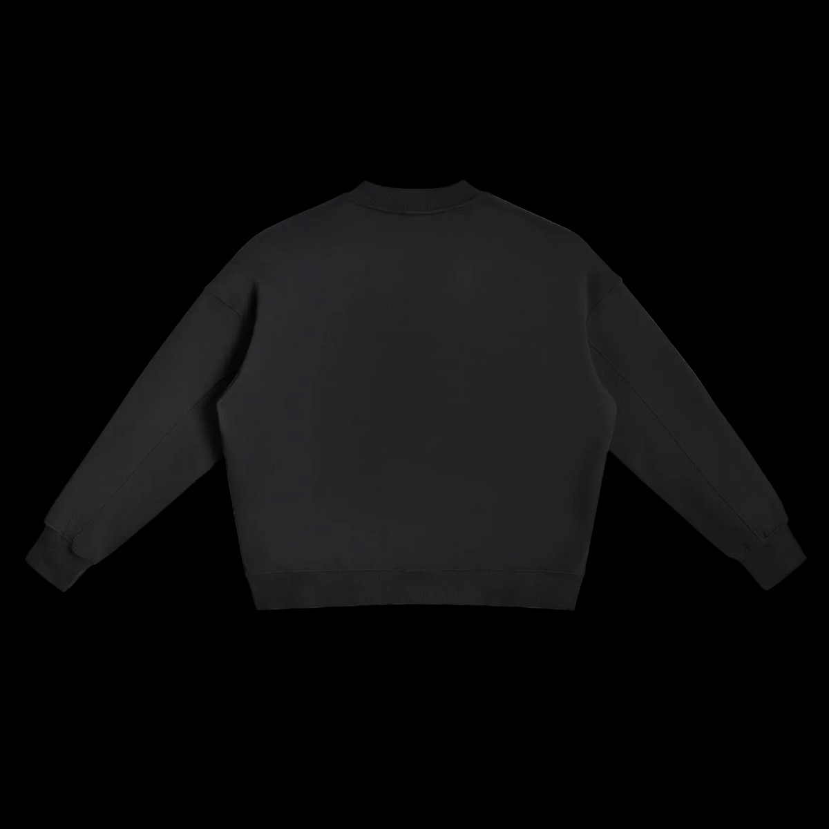 Fleece Side Slit Crewneck Sweatshirt