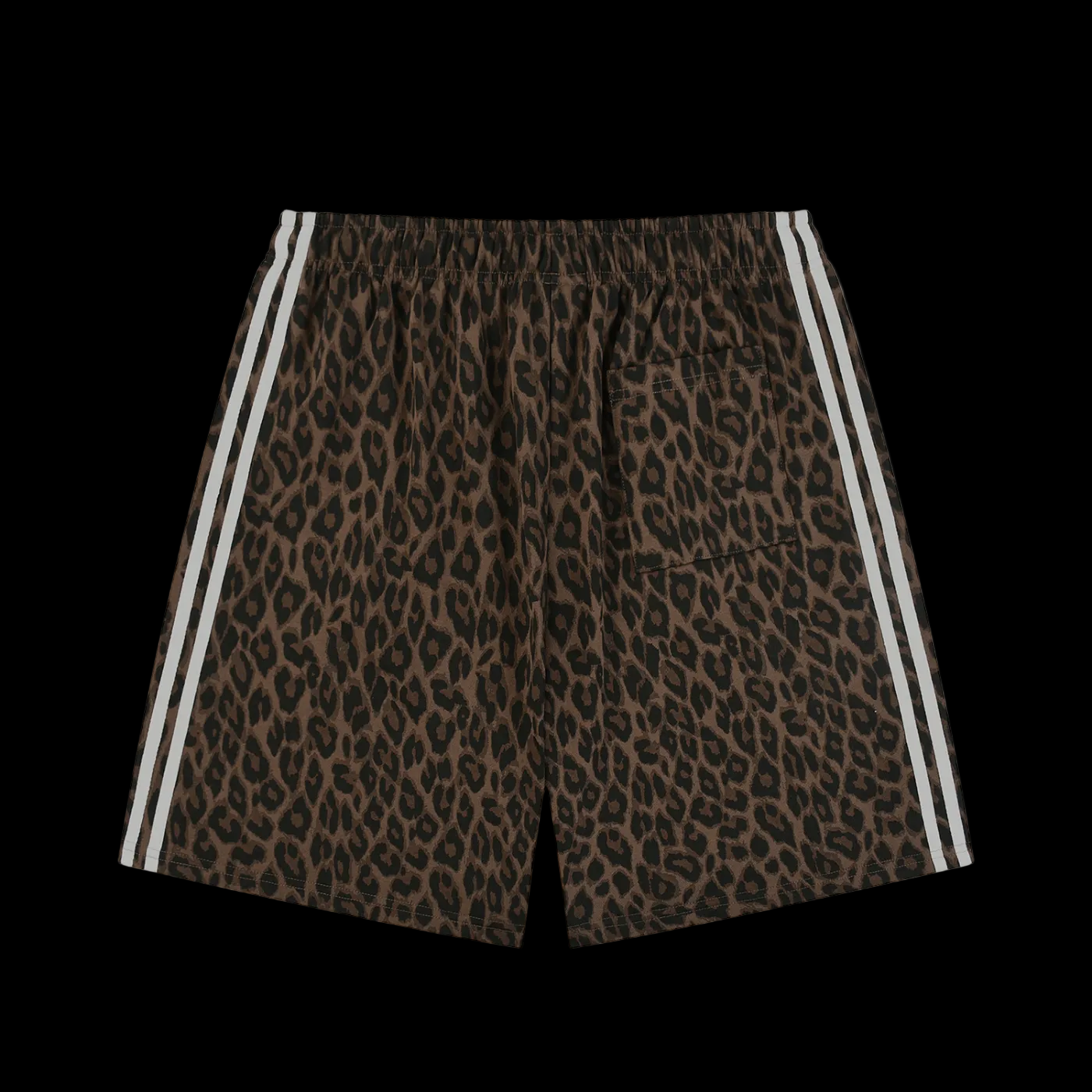 Unisex Heavyweight Leopard Drawstring Shorts