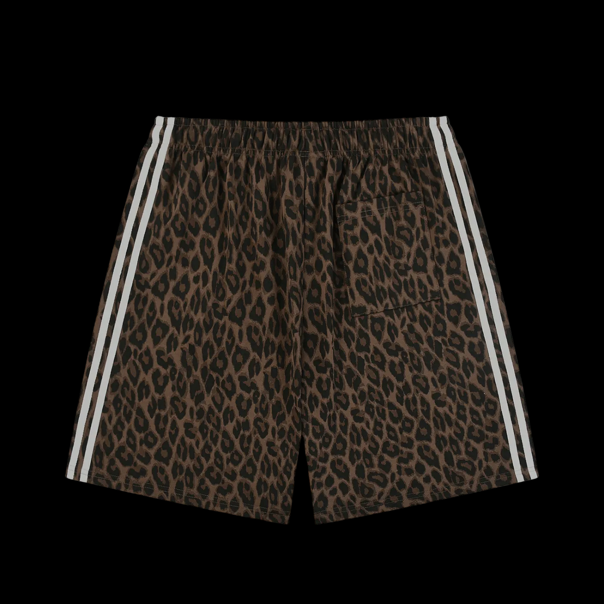 Unisex Heavyweight Leopard Drawstring Shorts