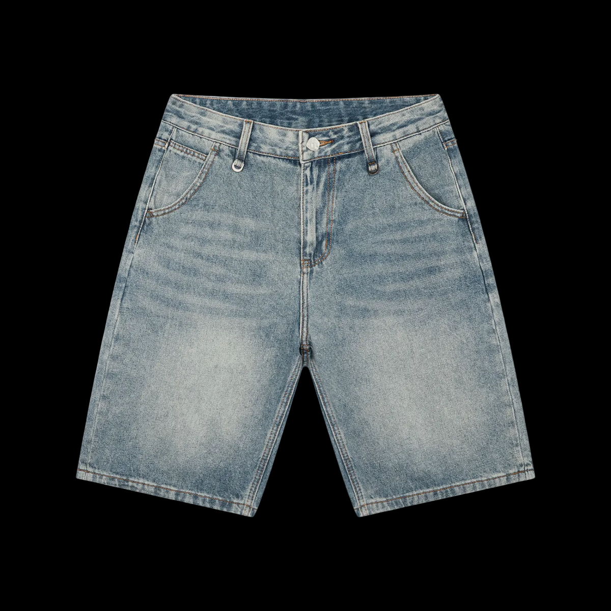 Men's Vintage Wash Denim Shorts