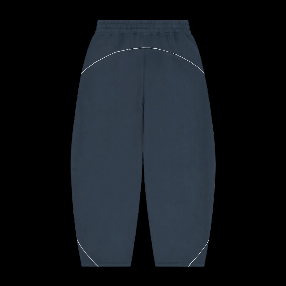 Piping Fleece Barrel Leg Sweatpants