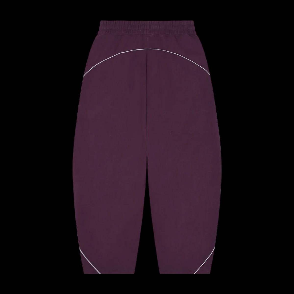 Piping Fleece Barrel Leg Sweatpants